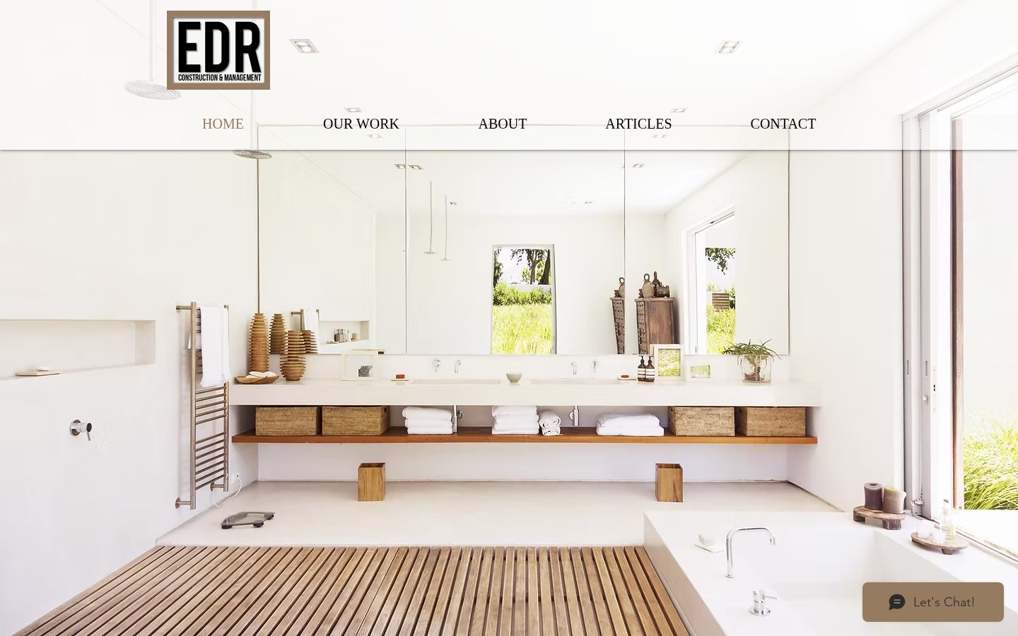 EDR Contracting website